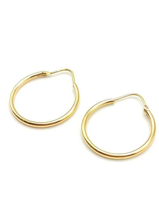 Orecchini Orecchini in oro a cerchio diametro 2,5 cm - Gioielli Pavan