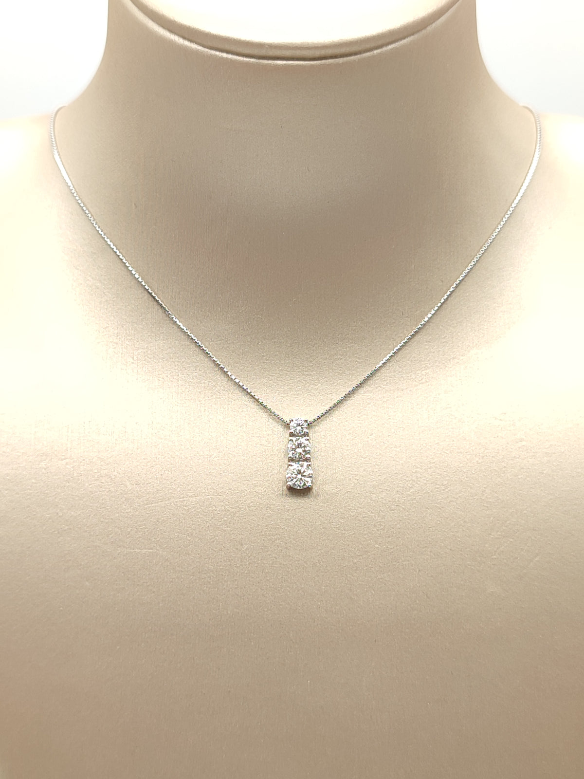 Girocollo in oro trilogy con diamanti 0,51ct - Gioielli Pavan