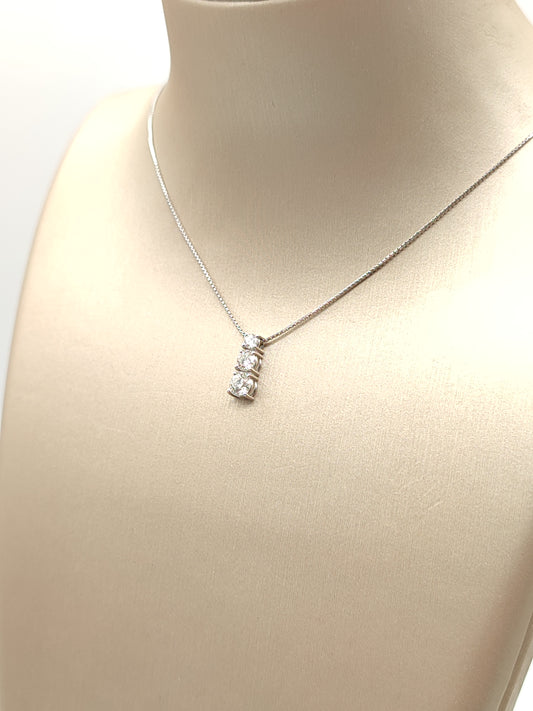 Girocollo Girocollo in oro trilogy con diamanti 0,51ct - Gioielli Pavan