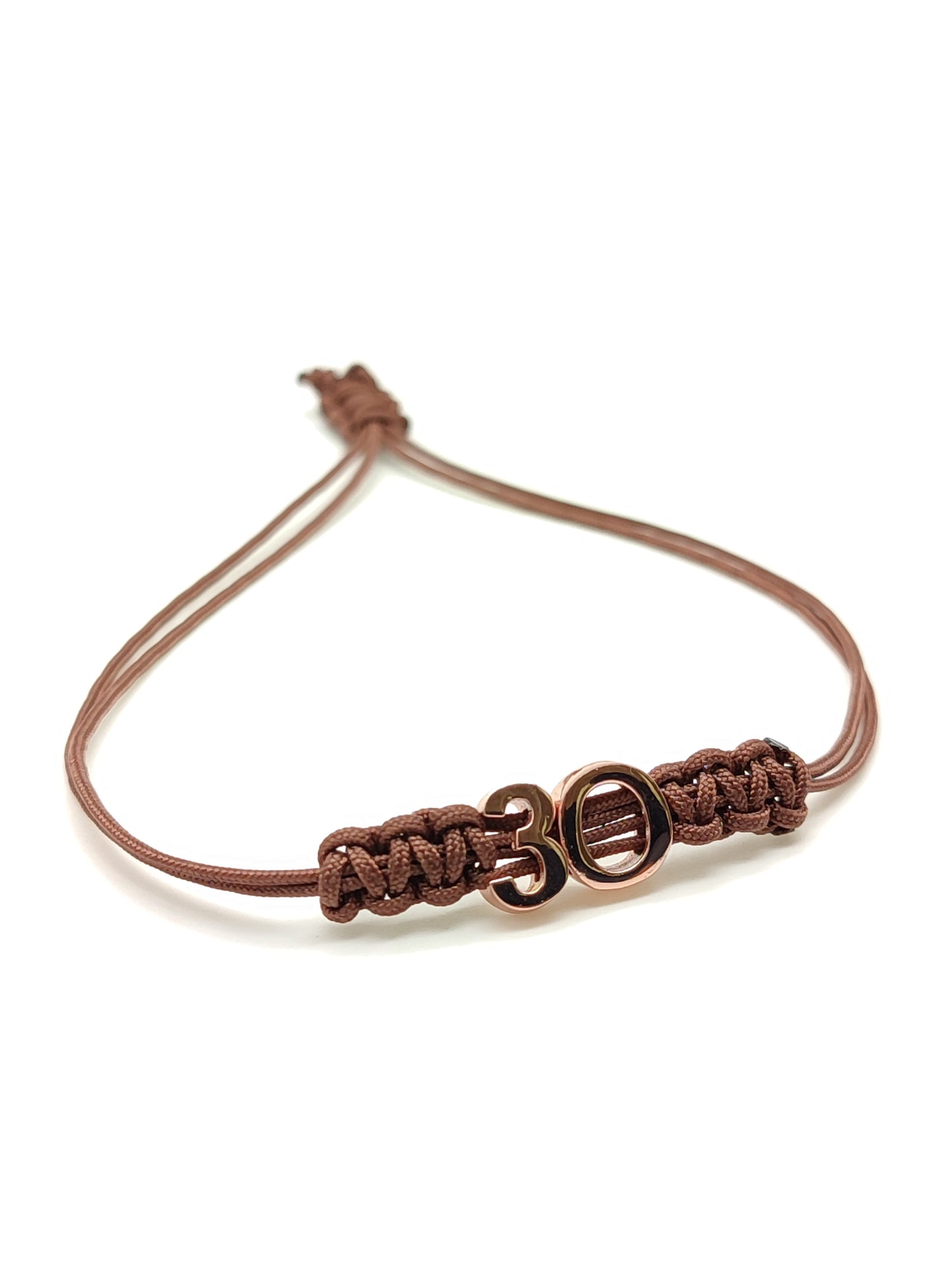 Bracciale Braccialetto 30 in argento e sagola - Gioielli Pavan