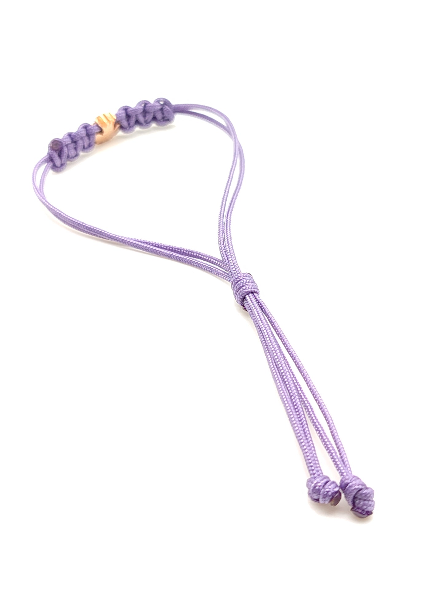 Bracciale Braccialetto principe ranocchio in argento e sagola - Gioielli Pavan