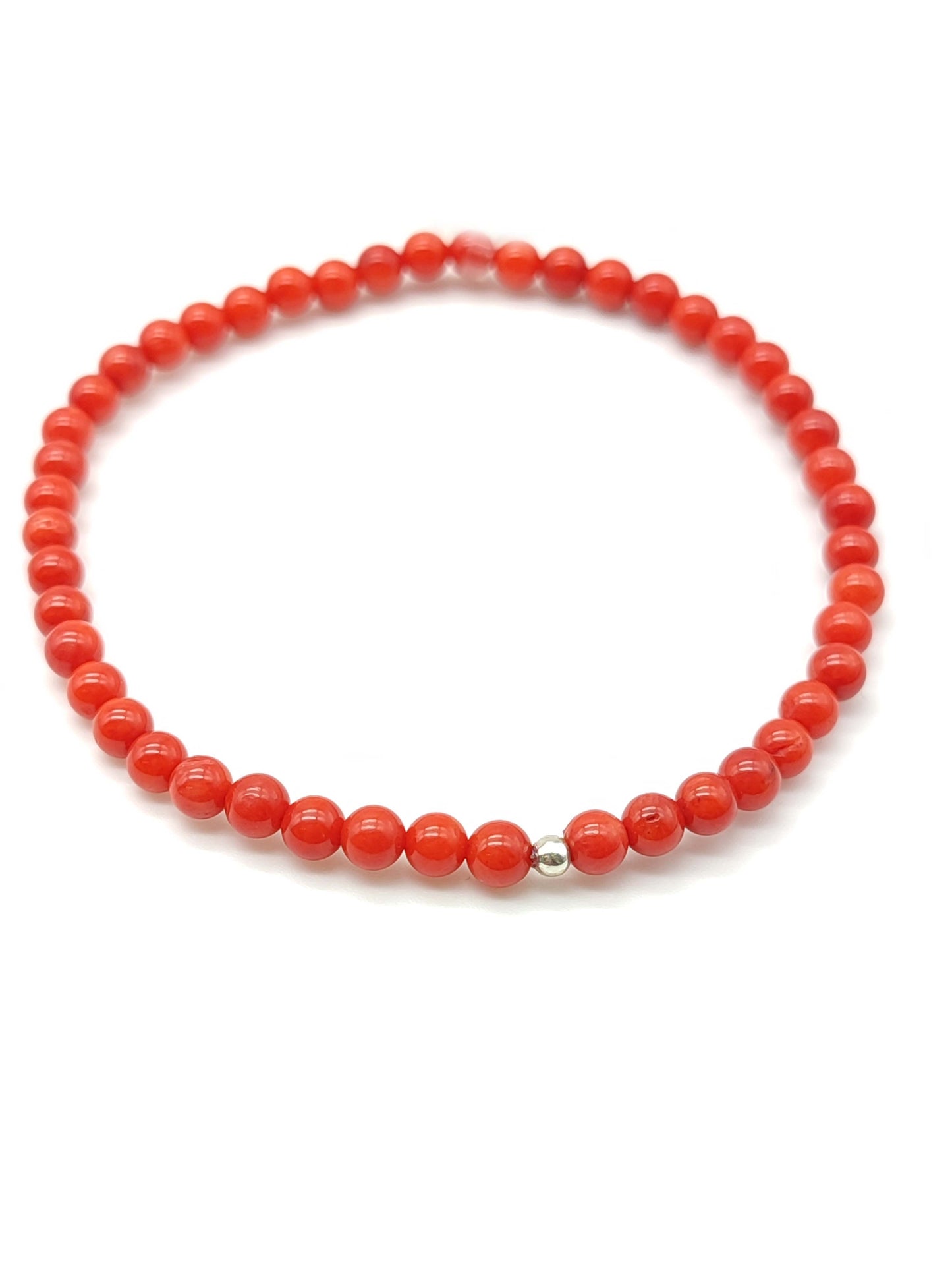 Bracciale Bracciale elastico mare corallo 4mm - Gioielli Pavan