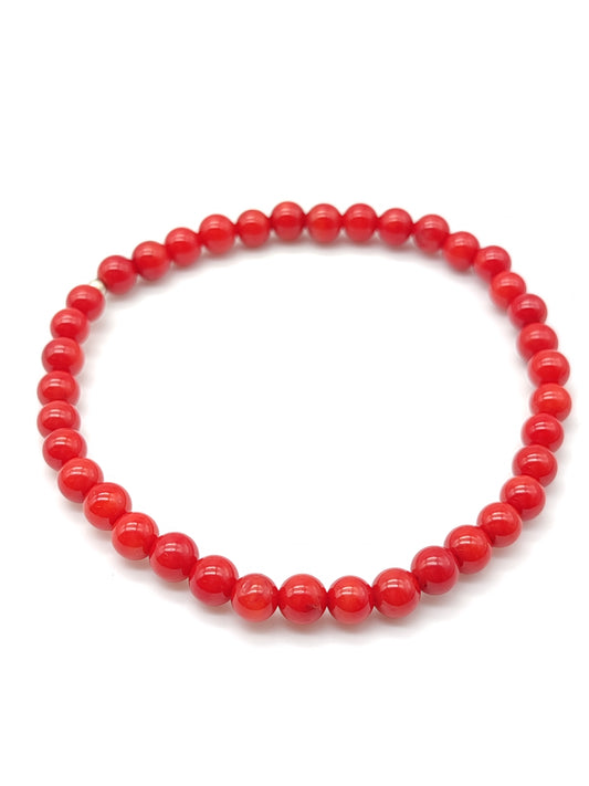 Bracciale Bracciale elastico mare corallo 5mm - Gioielli Pavan