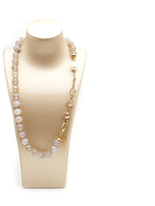 Girocollo Girocollo mare con adularia e perla - Gioielli Pavan