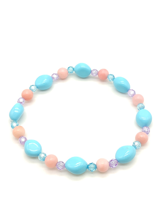 Bracciale Braccialetto mare con turchesi e coralli - Gioielli Pavan