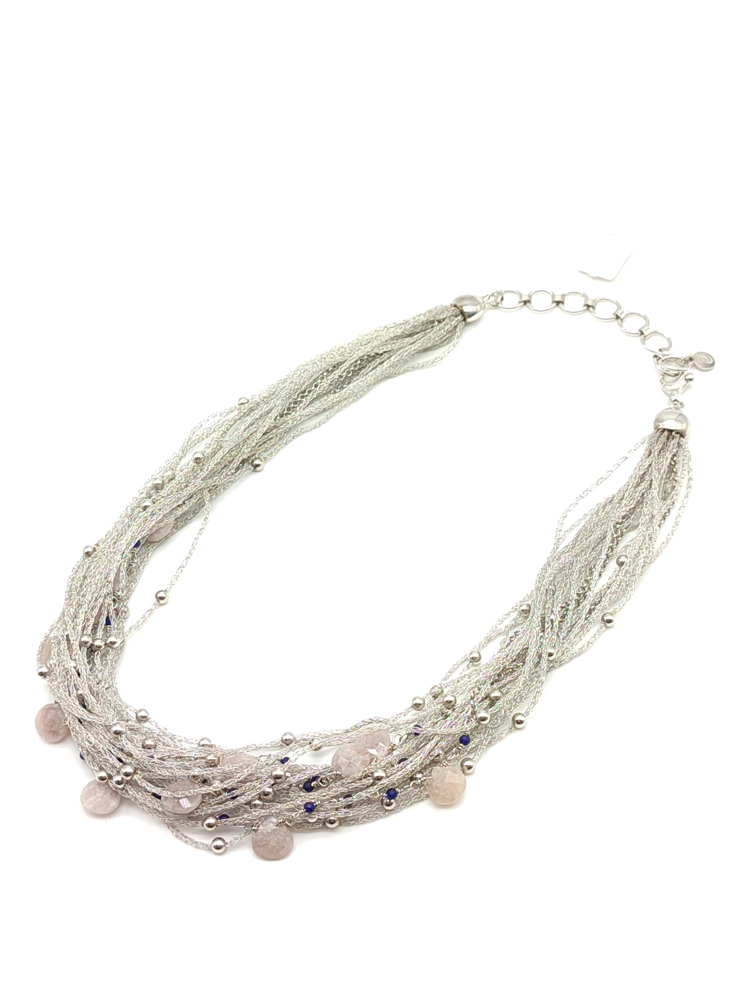 Girocollo Girocollo in argento con zaffiri blu - Gioielli Pavan