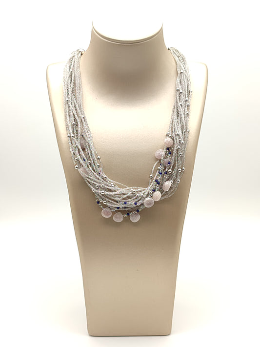 Girocollo Girocollo in argento con zaffiri blu - Gioielli Pavan