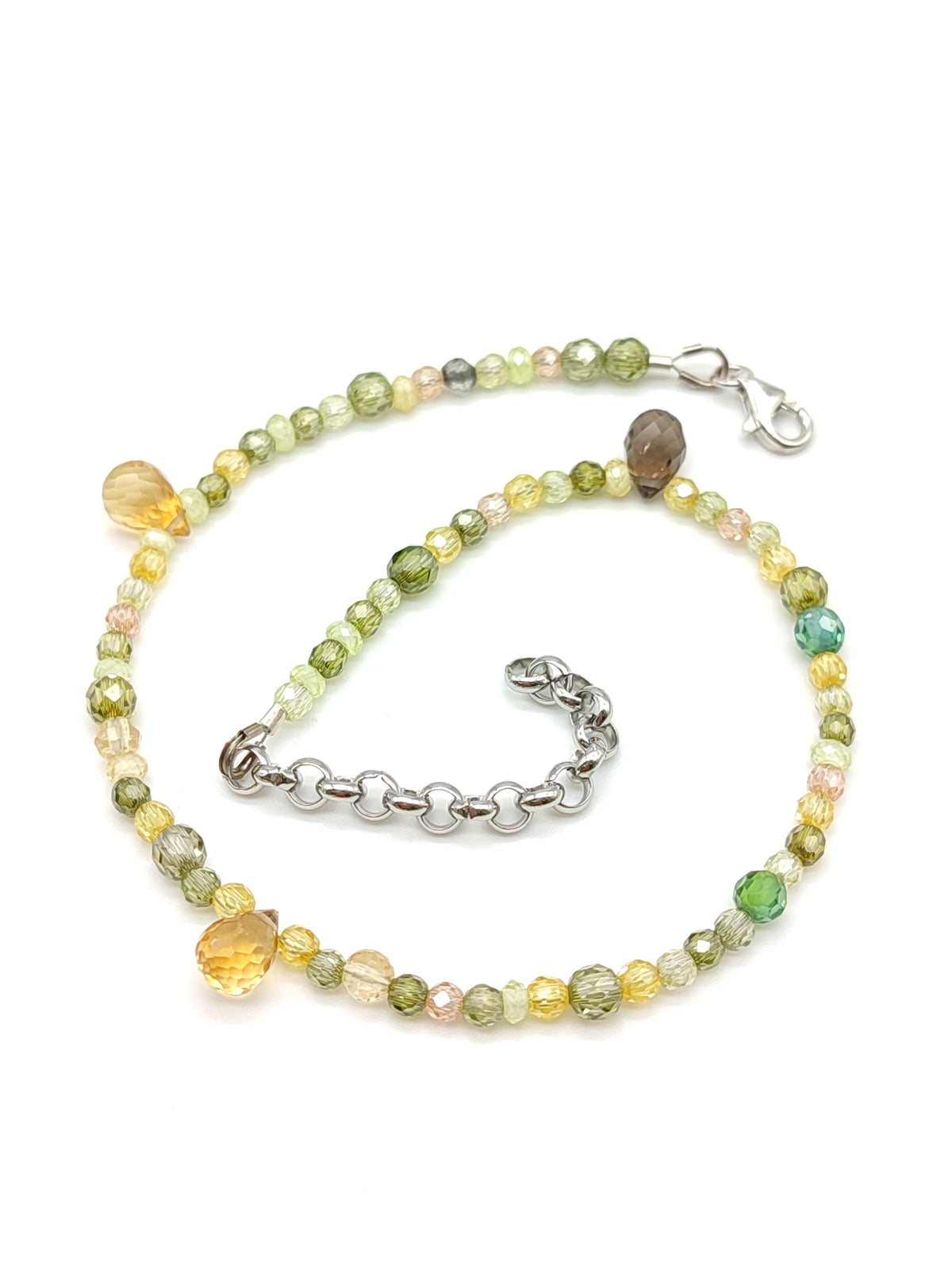Cavigliera con zirconi colorati - Gioielli Pavan