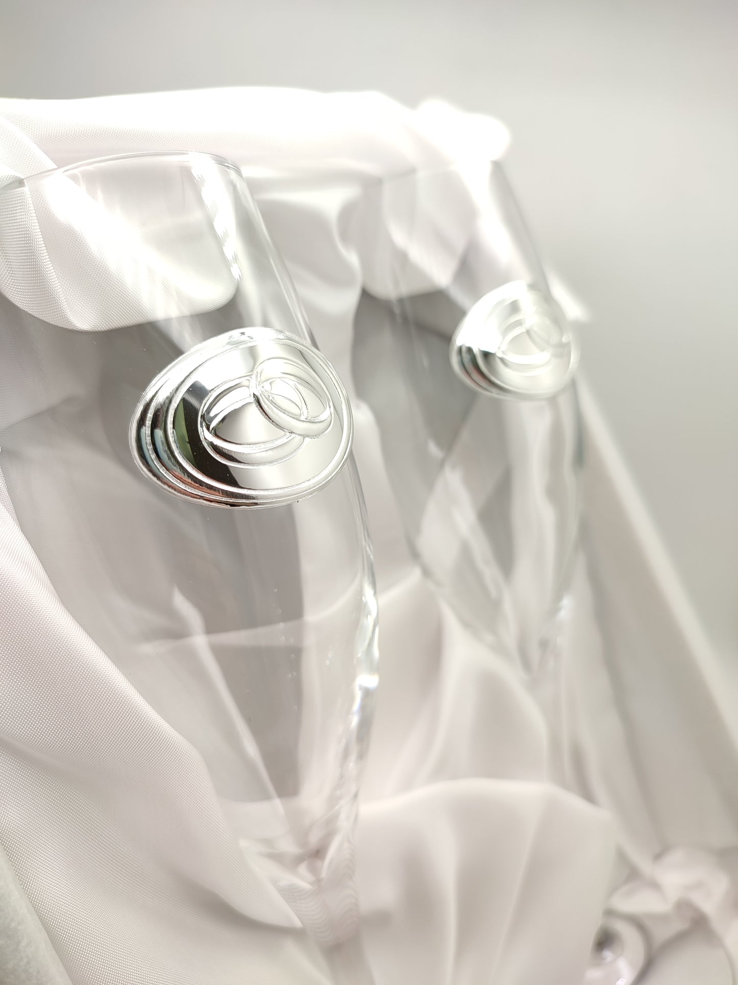 Bicchieri Calici Puro con fedi argento - Gioielli Pavan