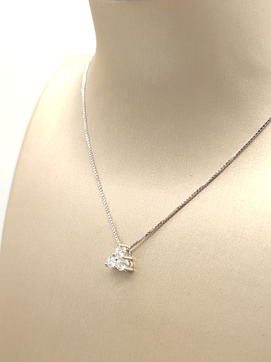 Girocollo Girocollo in oro con diamanti punto luce 0,39ct - Gioielli Pavan