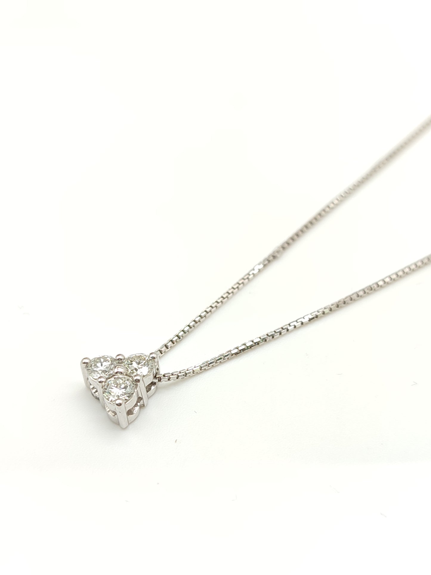 Girocollo Girocollo in oro con diamanti punto luce 0,39ct - Gioielli Pavan