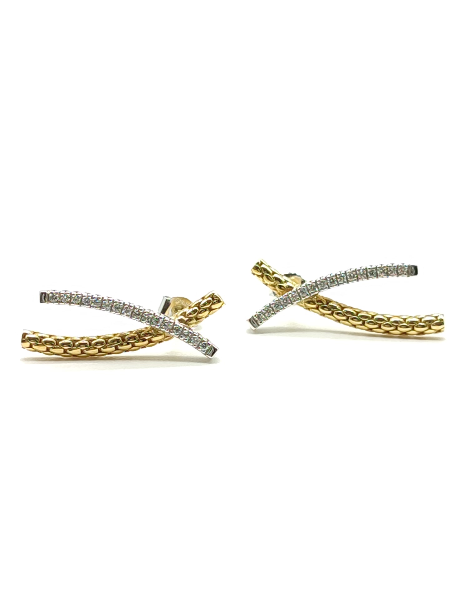 Orecchini Orecchini Fope in oro con diamanti - Gioielli Pavan