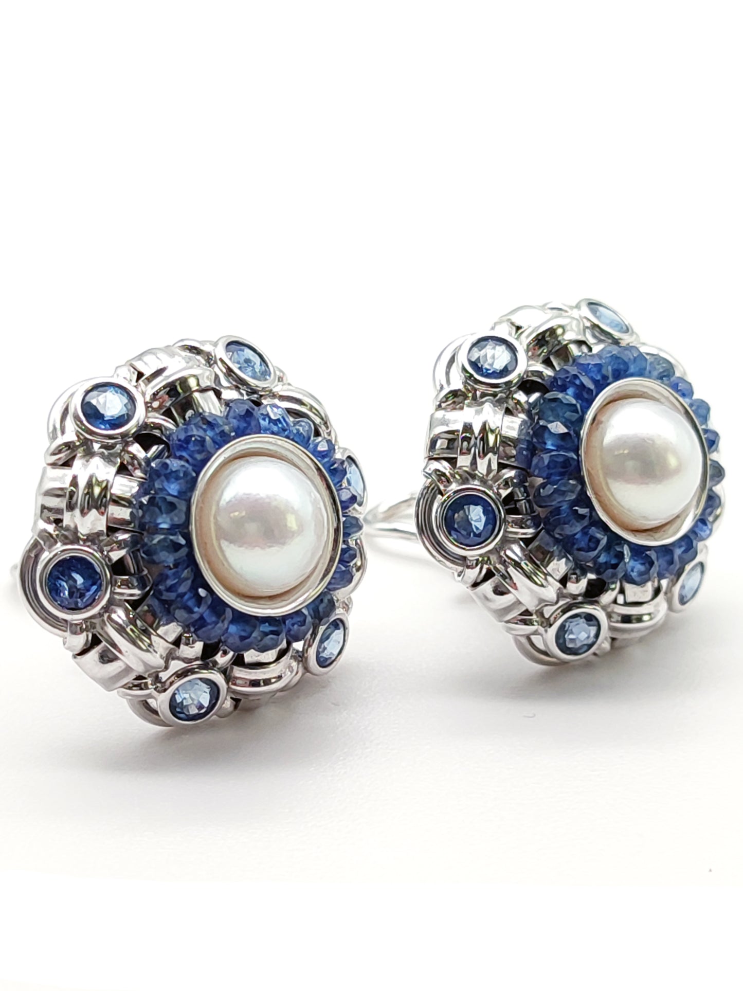 Orecchini Orecchini in oro con zaffiri e perle Zancan - Gioielli Pavan