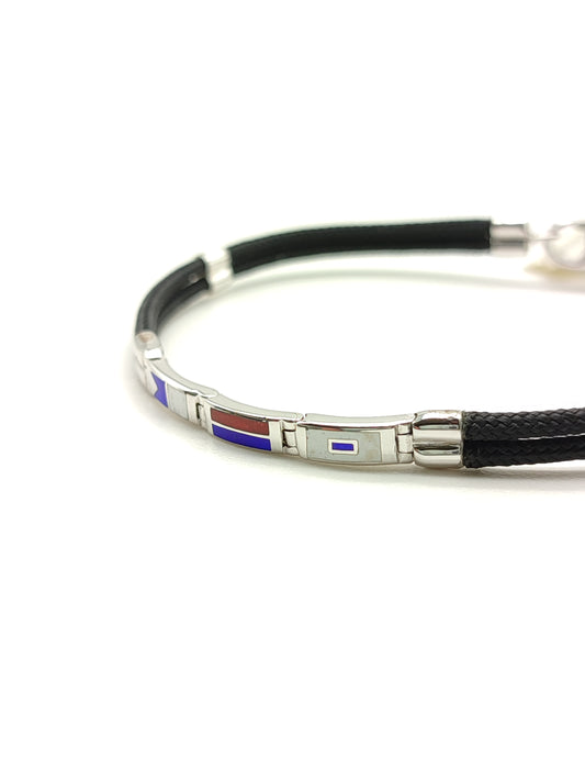 Bracciali Bracciale in argento con bandiere nautiche - Gioielli Pavan