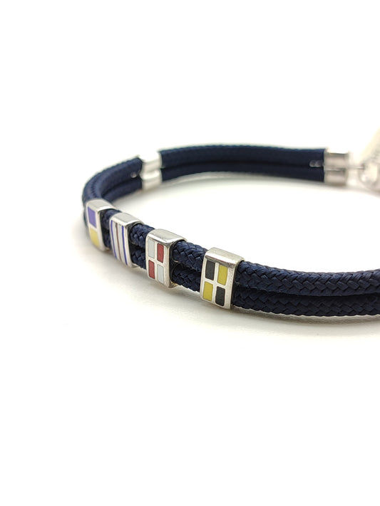 Bracciali Bracciale in argento con bandiere - Gioielli Pavan