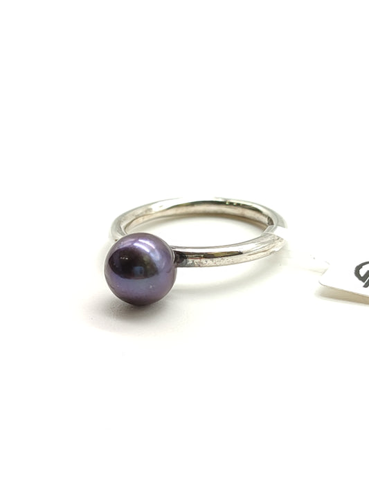 Anello Anello Trollbeads con perla nera - Gioielli Pavan
