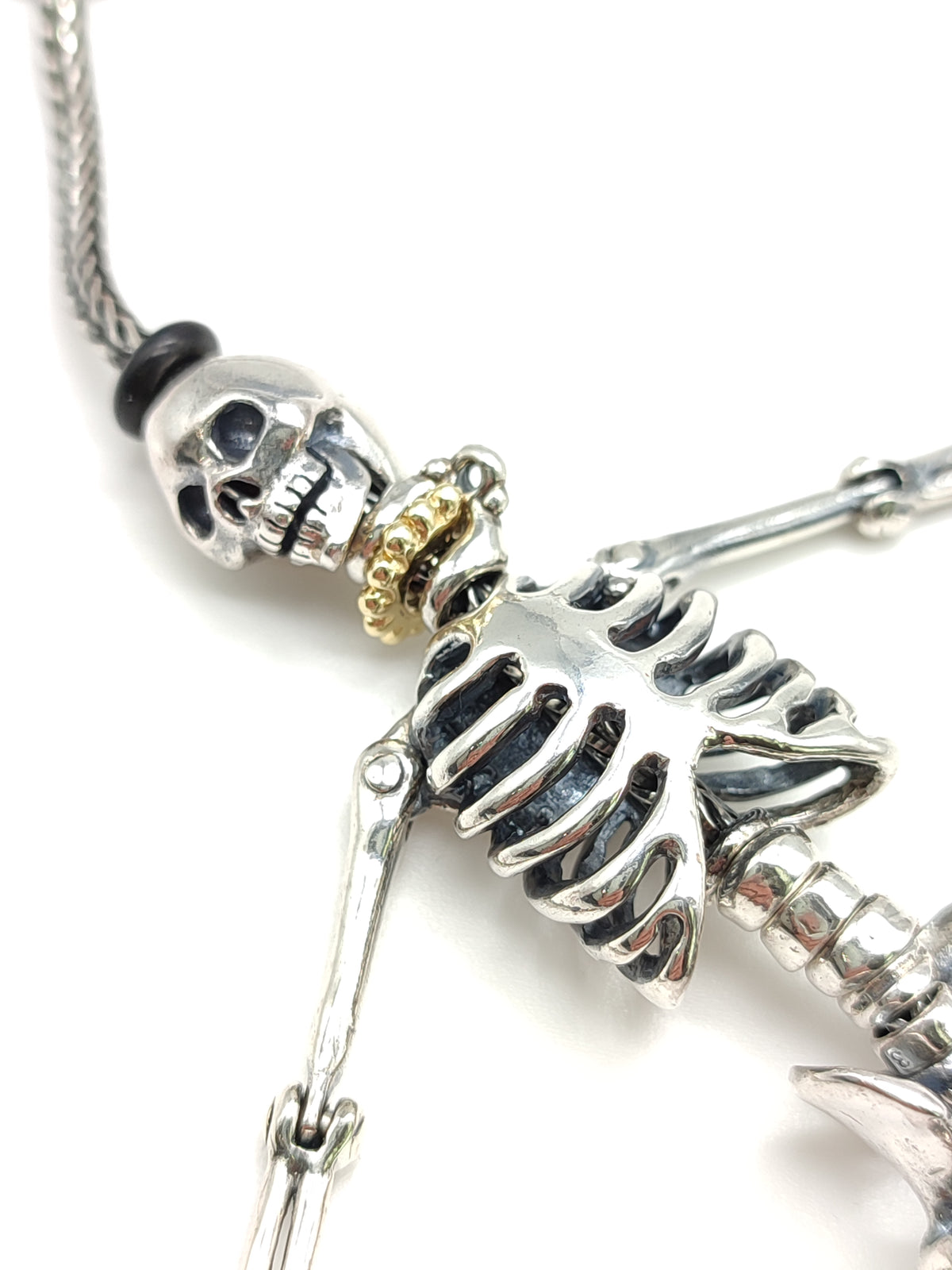 Ciondolo Trollbeads scheletro edizione limitata halloween - Gioielli Pavan