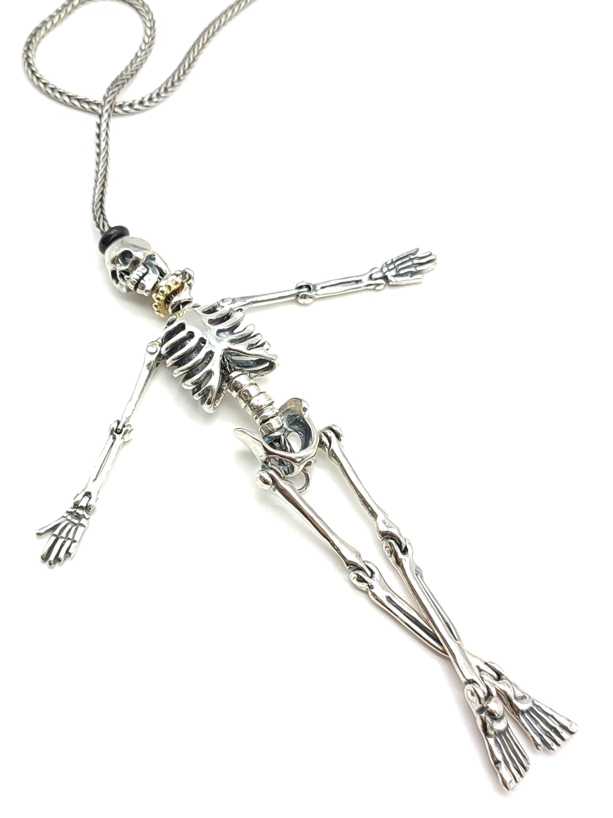 Ciondolo Trollbeads scheletro edizione limitata halloween - Gioielli Pavan