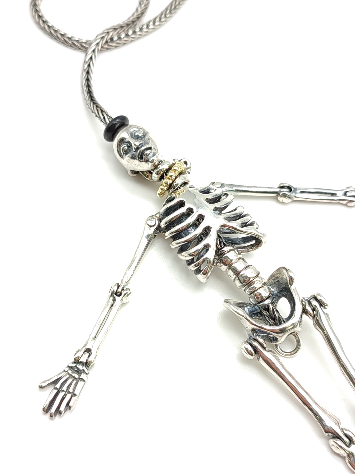 Ciondolo Trollbeads scheletro edizione limitata halloween - Gioielli Pavan