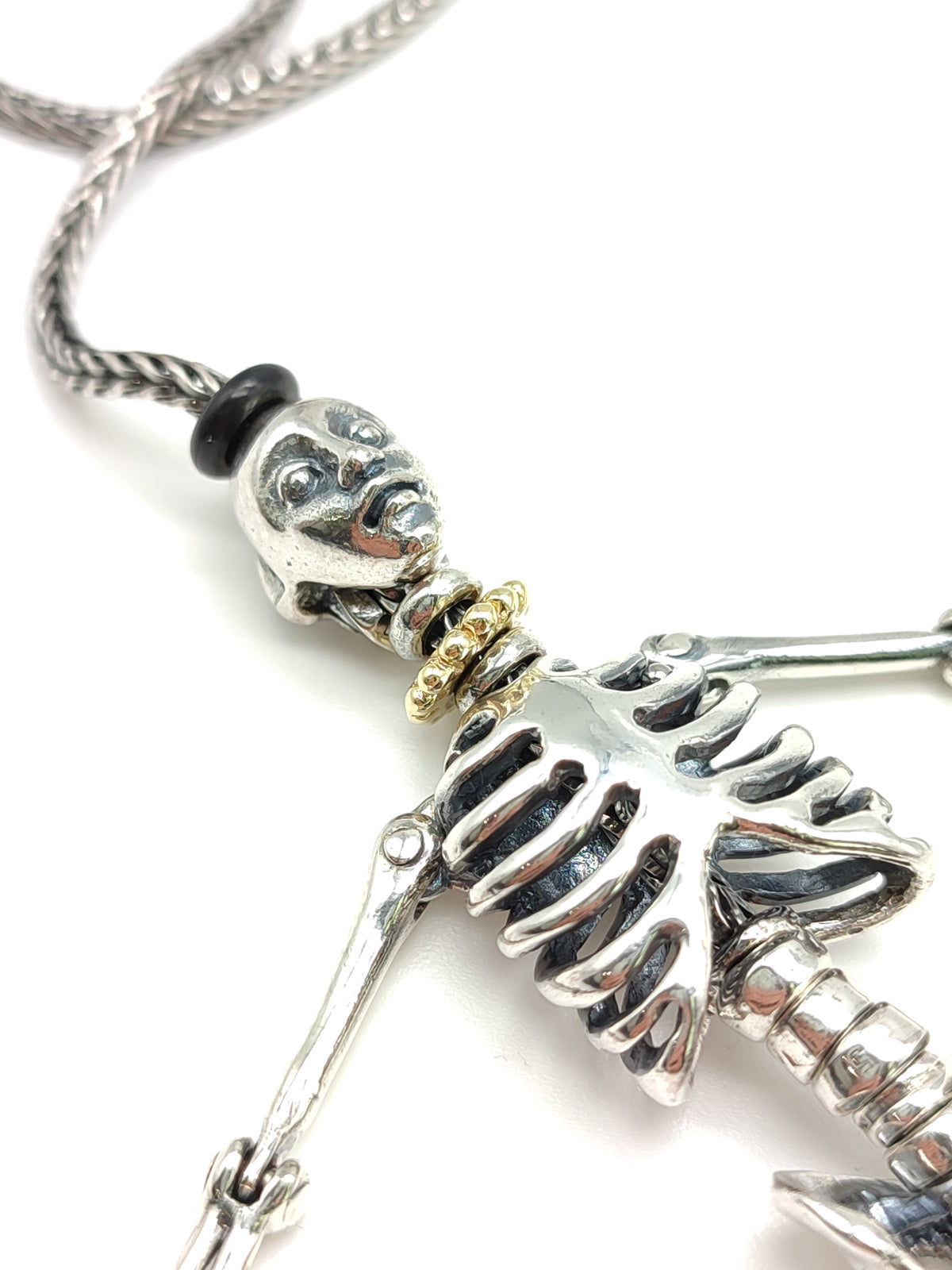 Ciondolo Trollbeads scheletro edizione limitata halloween - Gioielli Pavan