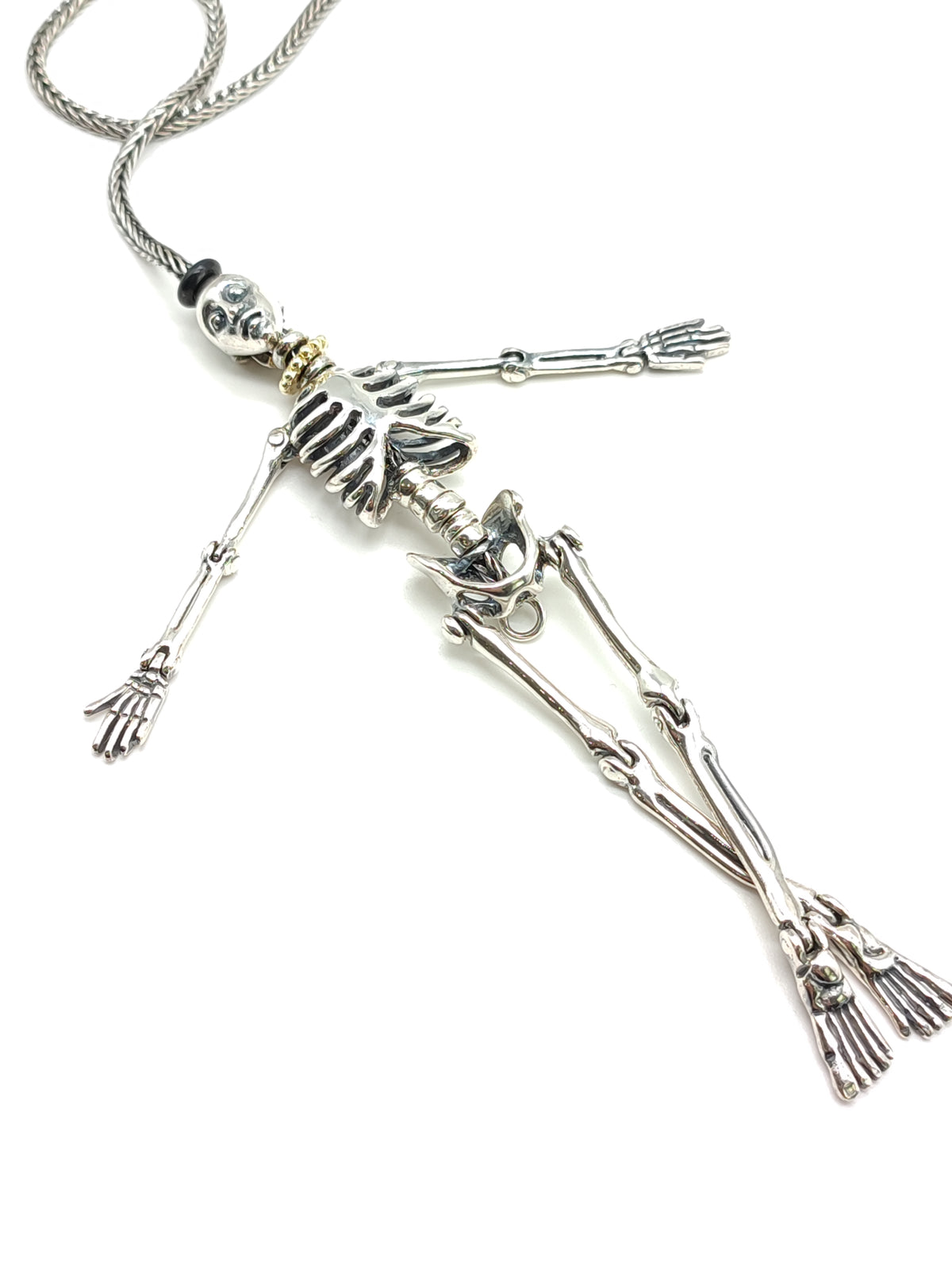 Ciondolo Trollbeads scheletro edizione limitata halloween - Gioielli Pavan