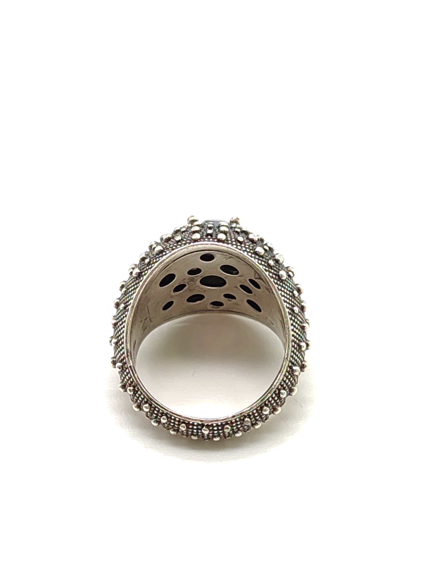 Anello Anello in Argento Zaffiro Riccio Di Mare - Gioielli Pavan