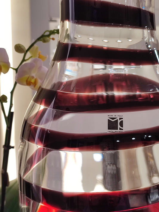 Vasi Vaso ORBITA in vetro di murano Ed. LImitata - Gioielli Pavan