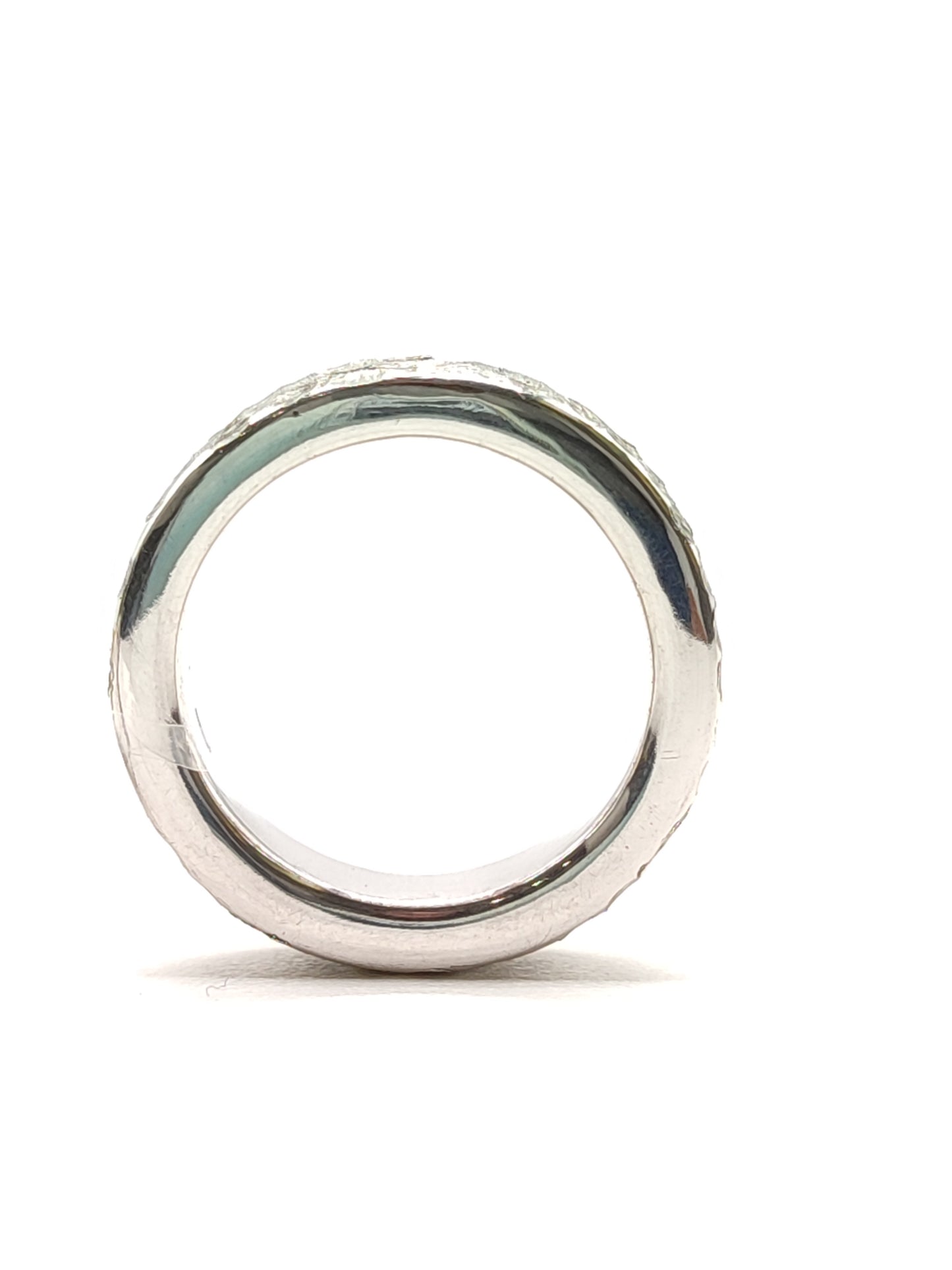 Anelli Anello in argento martellato - Gioielli Pavan