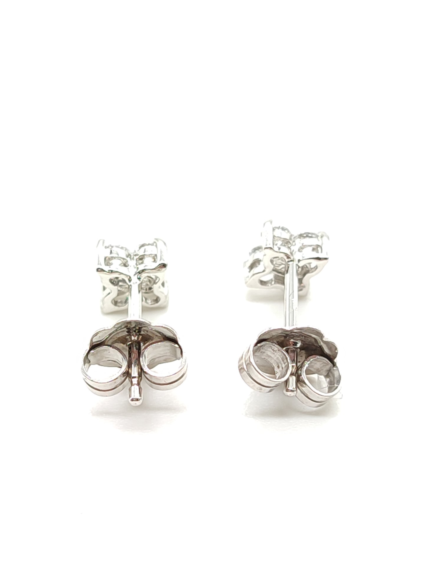 Orecchini Orecchini a lobo a fiore in argento con zirconi - Gioielli Pavan