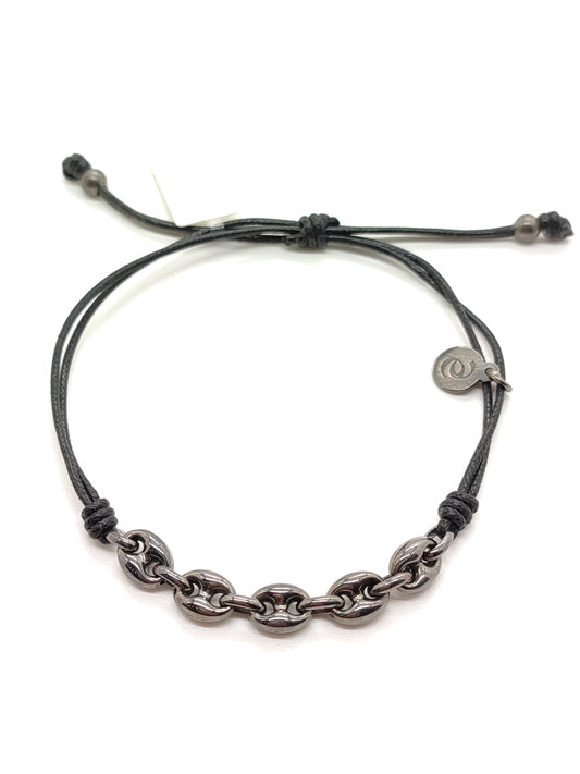 Bracciale Braccialetto maglia marina e sagola - brunito - Gioielli Pavan