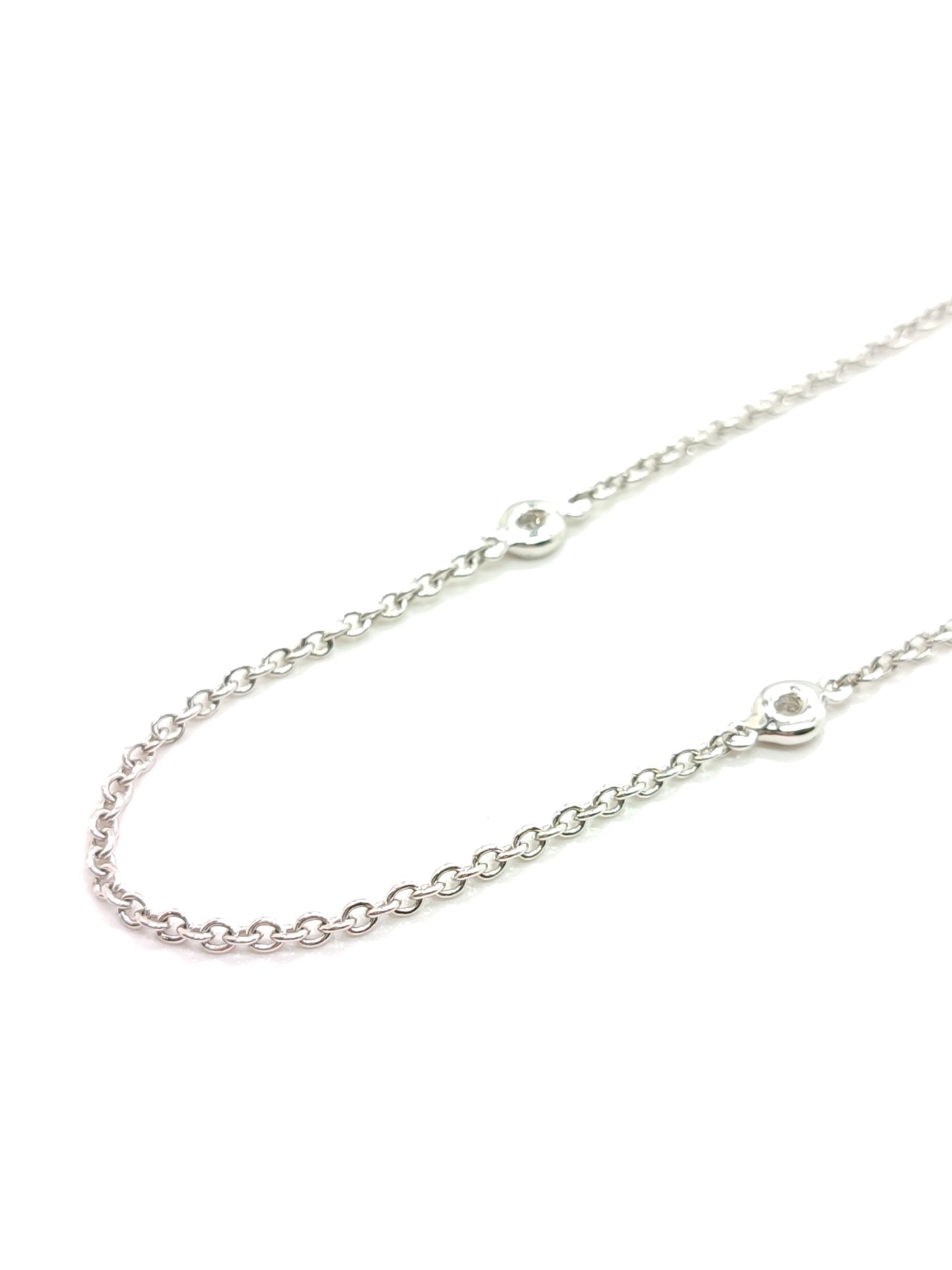 Girocollo Girocollo in oro con diamanti a battuta 0,18ct - Gioielli Pavan