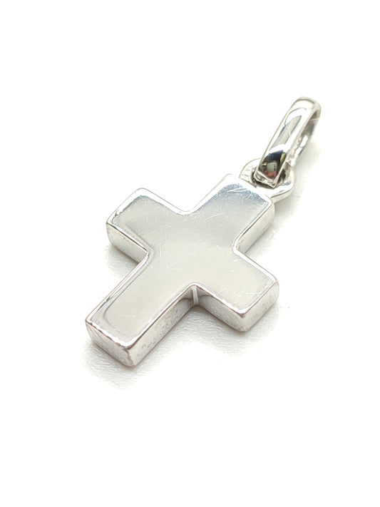 Ciondoli e pendenti Ciondolo croce sagomata in argento - Gioielli Pavan