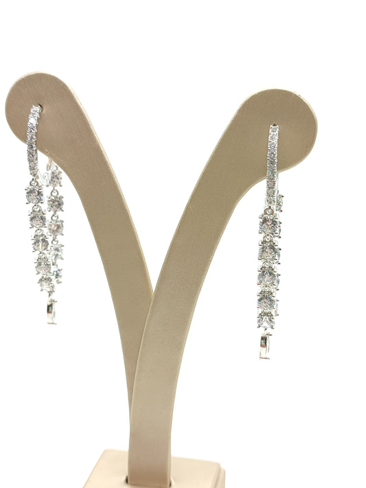 Orecchini Orecchini scattino con zircone pendenti - Gioielli Pavan