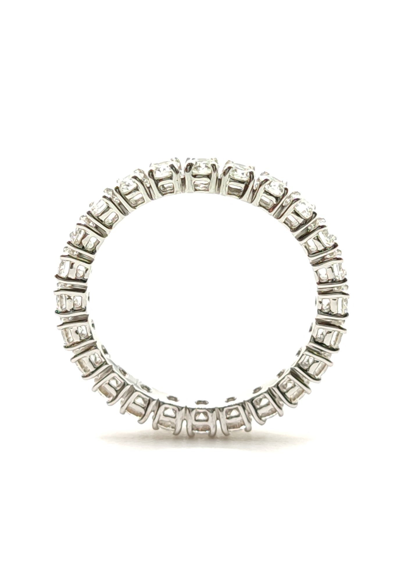 Anelli Anello eternity in oro con diamanti 1,50 ct - Gioielli Pavan