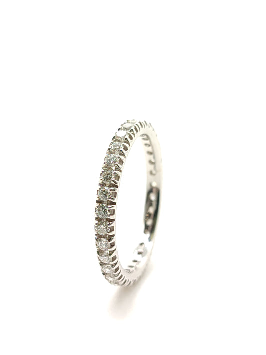 Anelli Anello eternity in oro con diamanti 0,65ct - Gioielli Pavan