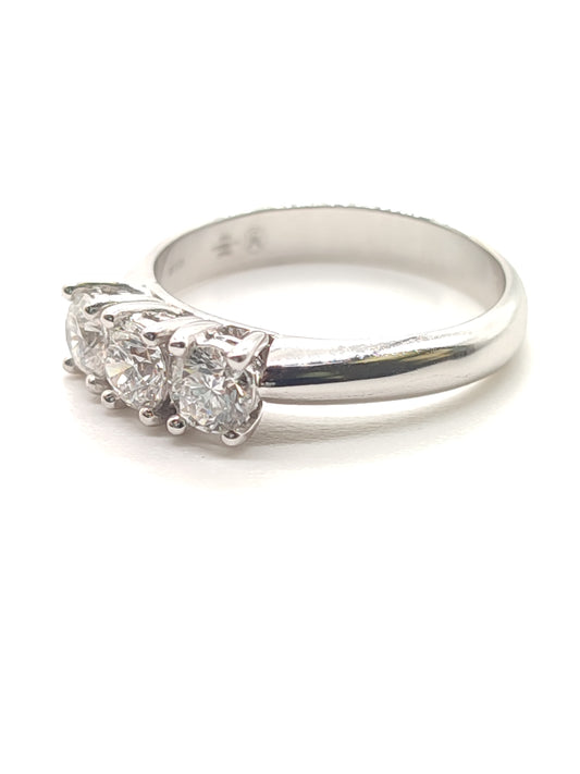 Anelli Anello trilogy in oro con diamanti 0,88ct - Gioielli Pavan