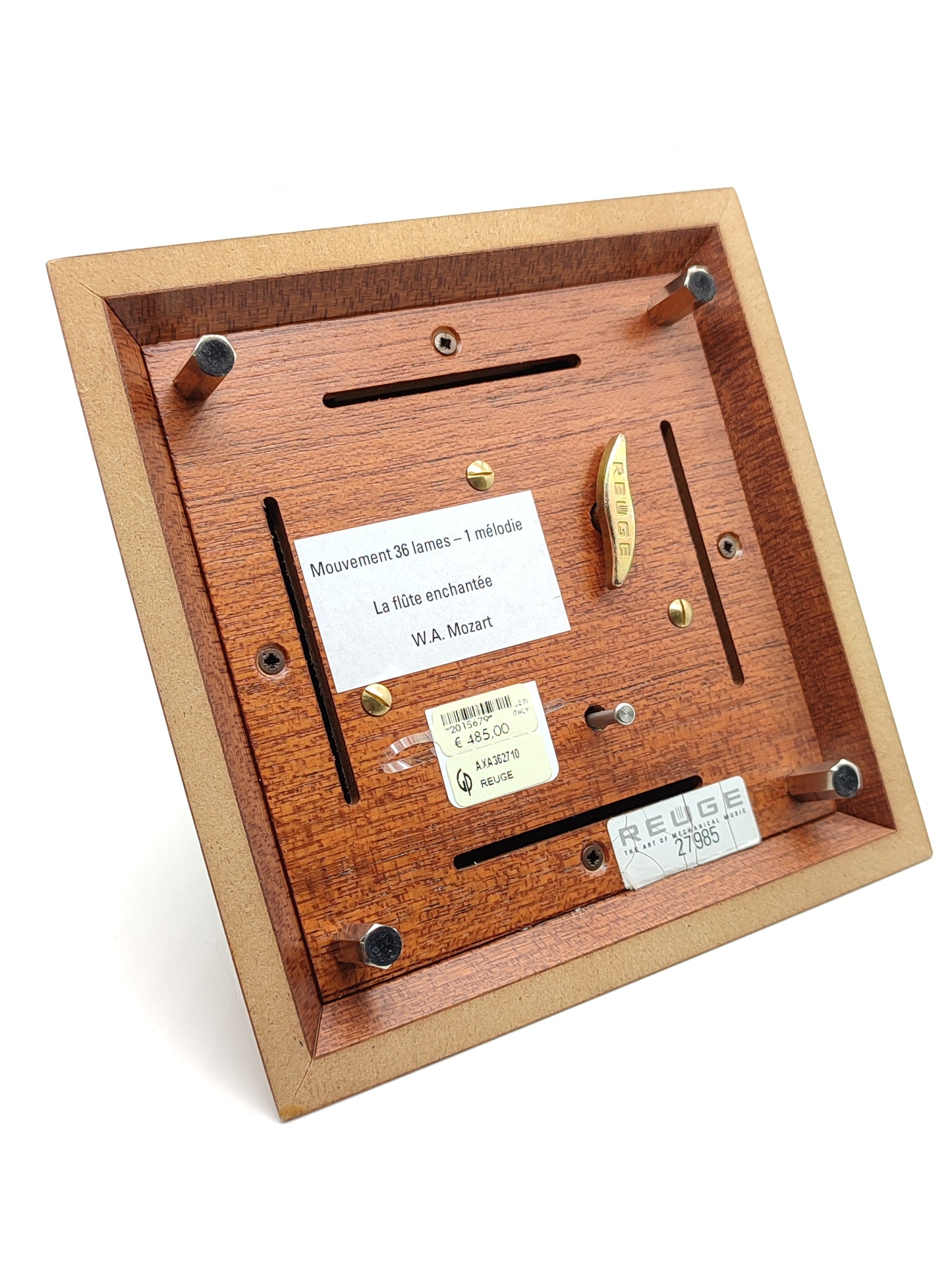 Reuge Music Box Pyramid 36 note music - Gioielli Pavan