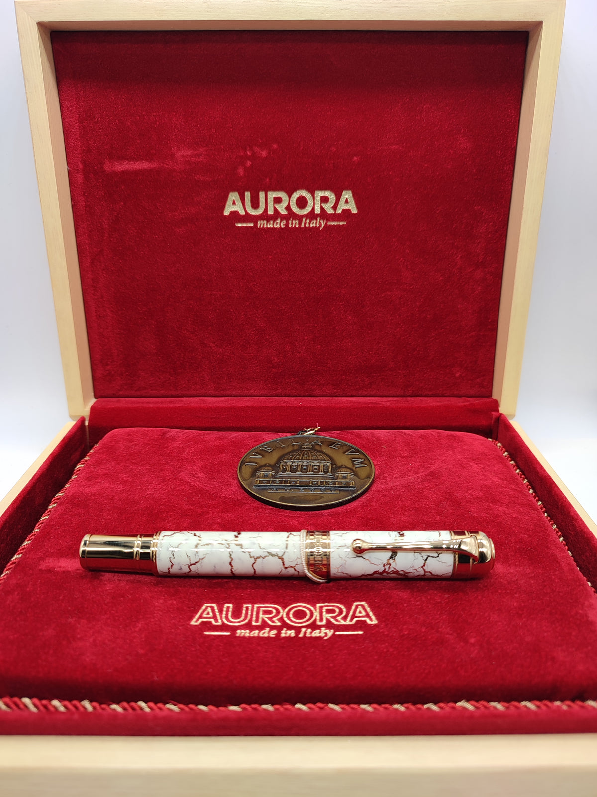 Penna Aurora Giubileo 2000 Limited Edition - Oro 750 Numerata 1607/2000 - Gioielli Pavan