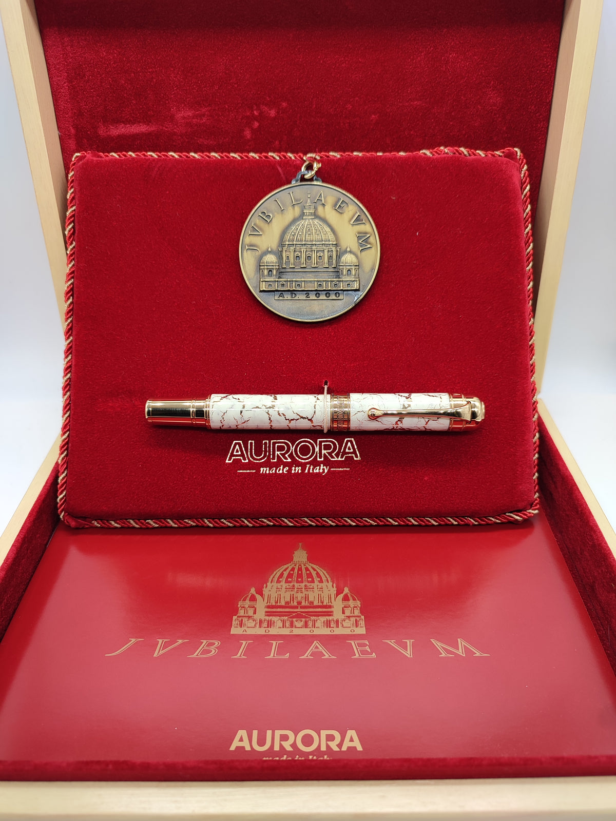 Penna Aurora Giubileo 2000 Limited Edition - Oro 750 Numerata 1607/2000 - Gioielli Pavan