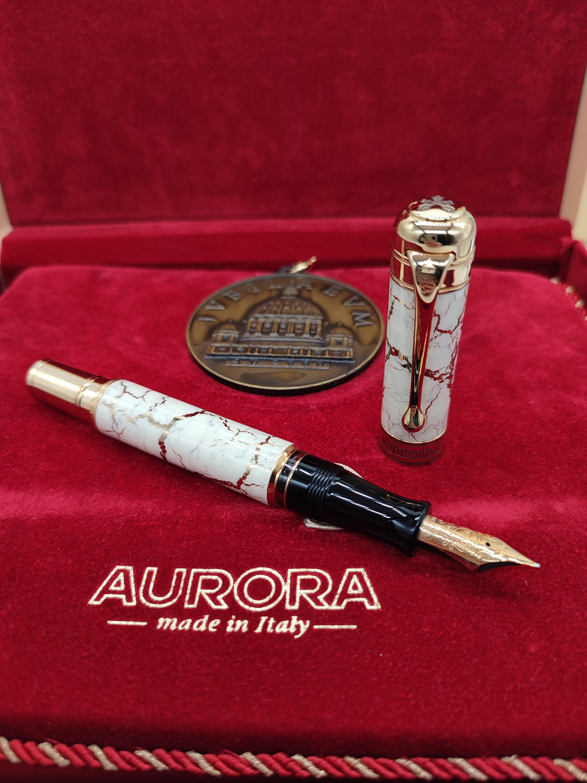 Penna Aurora Giubileo 2000 Limited Edition - Oro 750 Numerata 1607/2000 - Gioielli Pavan