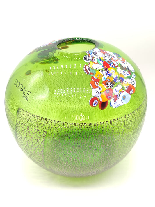 Vaso Dogale Rialto in vetro di murano D.24cm - Gioielli Pavan