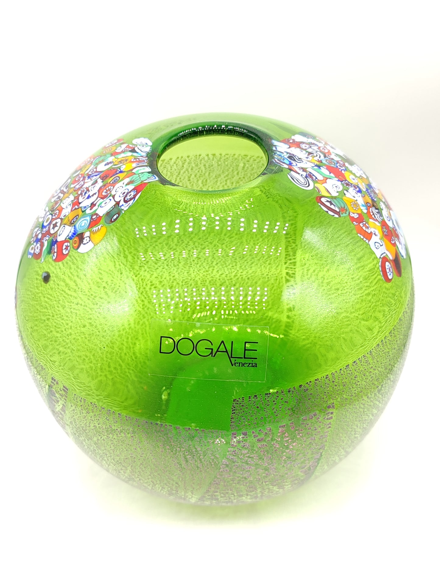 Vaso Dogale Rialto in vetro di murano D.24cm - Gioielli Pavan