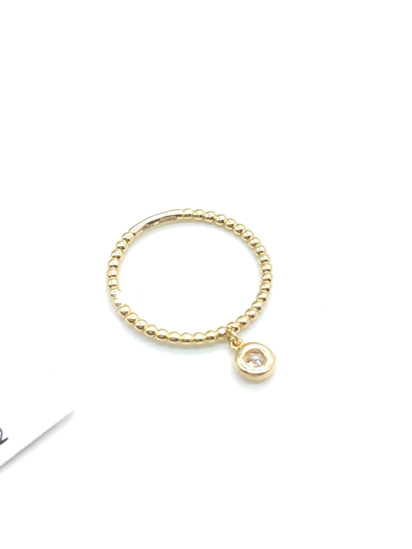 Anello in oro con zircone - Gioielli Pavan