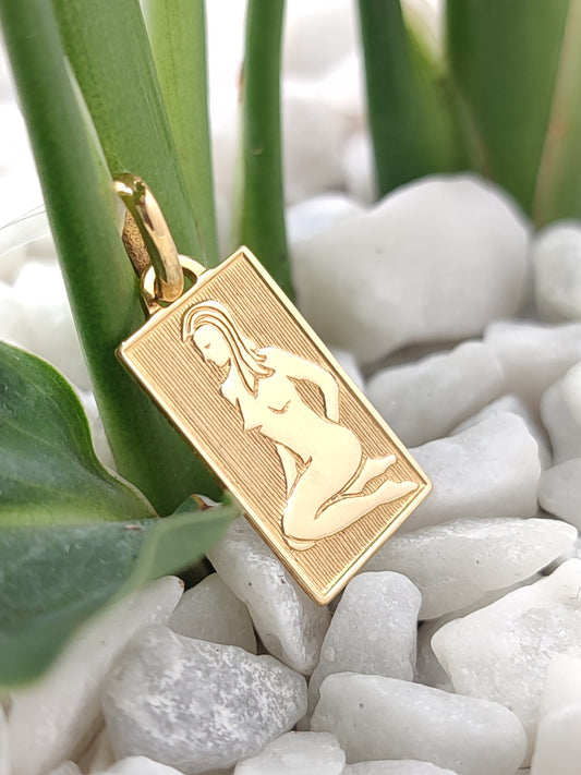 Ciondoli e pendenti Ciondolo oro giallo zodiaco Vergine piccola - Gioielli Pavan
