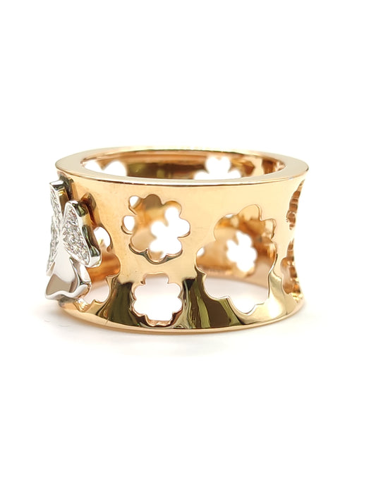 Anello Anello a fascia con diamanti - Gioielli Pavan