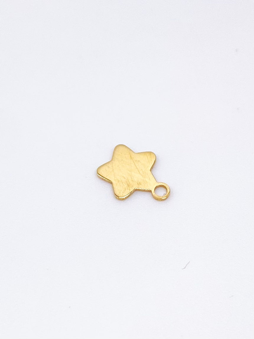 Orecchini Coppia ciondoli fiore mini oro giallo - Gioielli Pavan