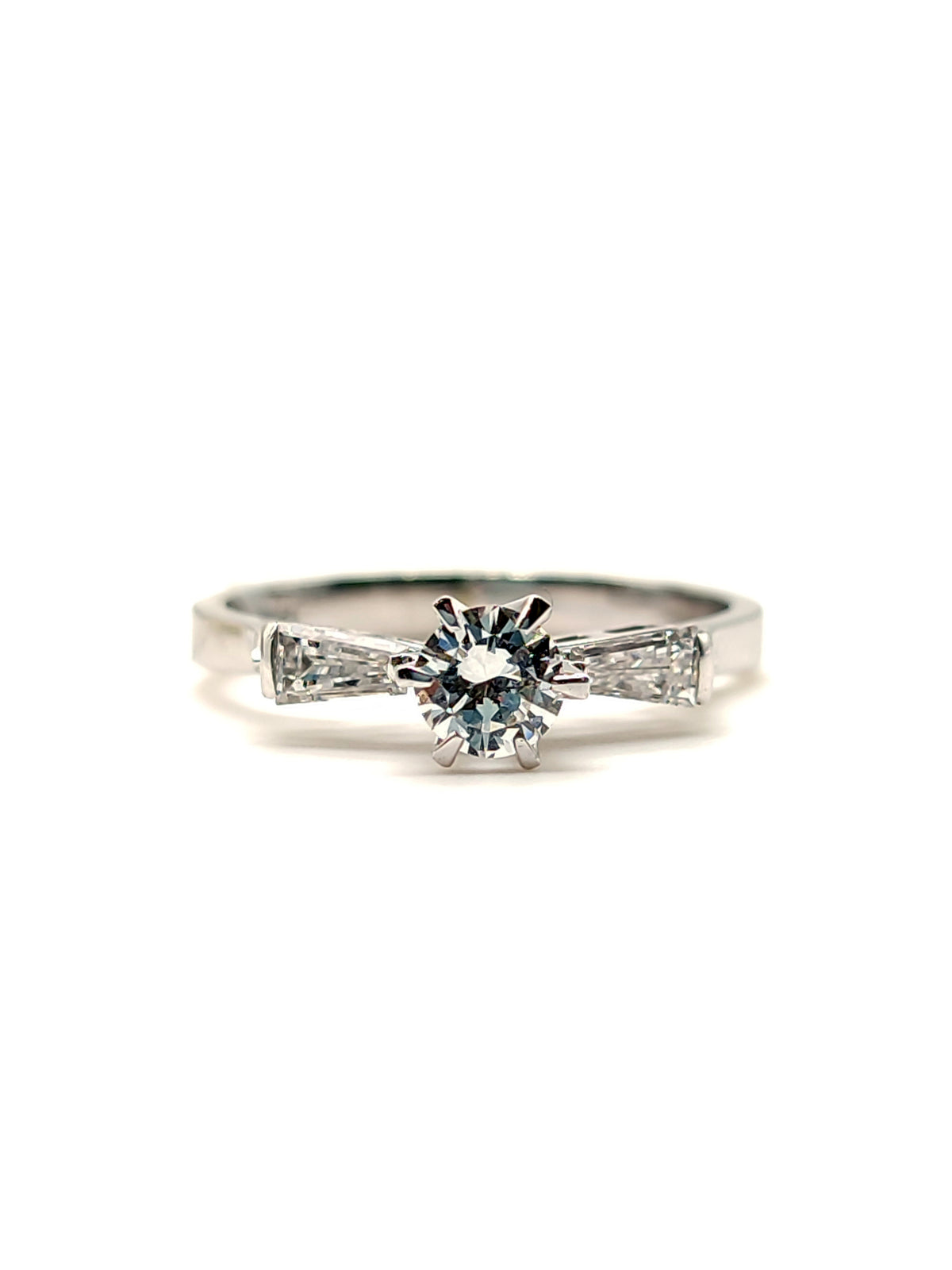 Anello in oro solitario con diamanti 0,36ct - Gioielli Pavan