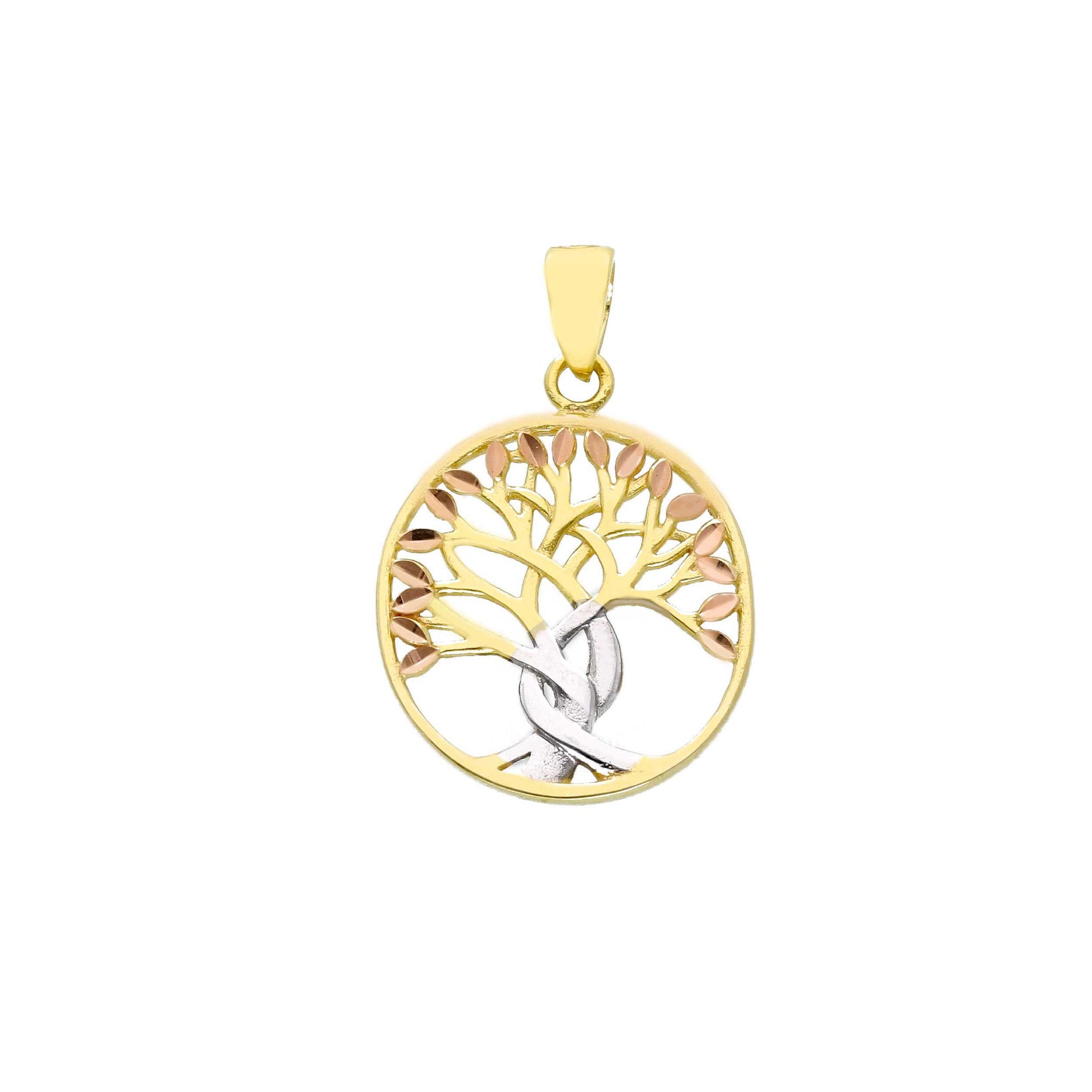 Ciondoli e pendenti Ciondolo Albero della Vita in oro 18k tre colori - Gioielli Pavan