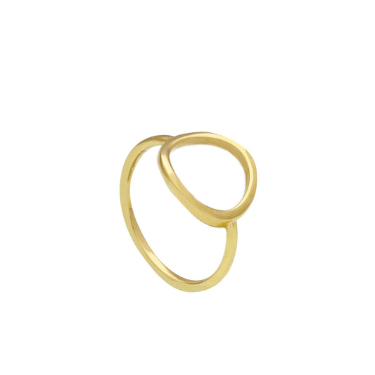 Anello Anello in oro minimal con elemento traforato - Gioielli Pavan