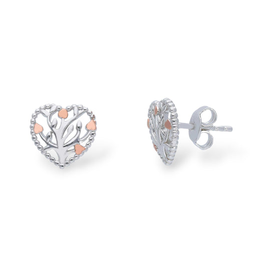 Orecchini Orecchini in argento albero delle vita a lobo - Gioielli Pavan